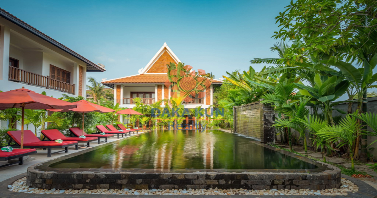 Hotel with Swimming Pool for Rent in Siem Reap City, Wat Bo