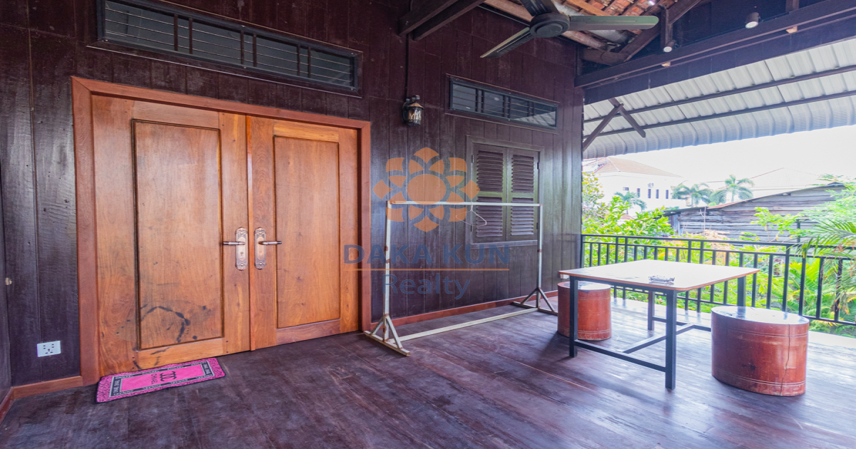 Wooden House for Rent in Sala Kamruek-Siem Reap City