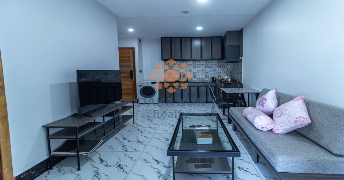 1 Bedroom Apartment for Rent Close to the Center of Siem Reap City in Svay Dangkum