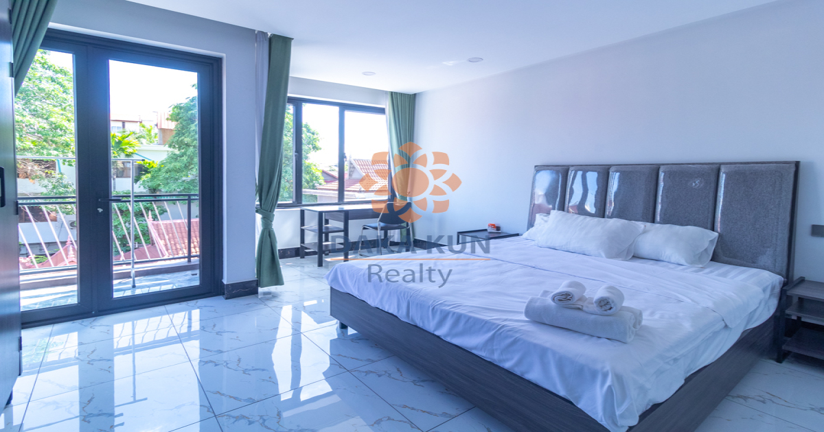 1 Bedroom Apartment for Rent Close to the Center of Siem Reap City in Svay Dangkum