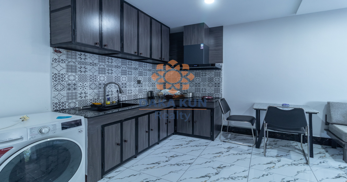 1 Bedroom Apartment for Rent Close to the Center of Siem Reap City in Svay Dangkum