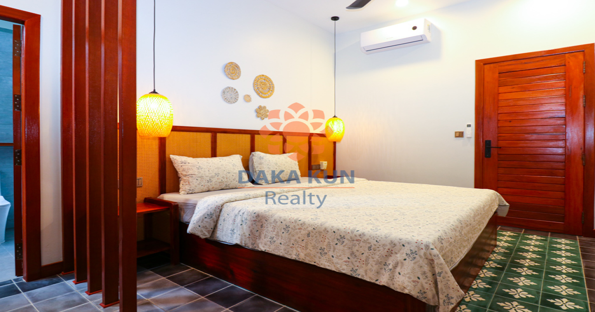 Modern Villa with Swimming Pool for Rent in Siem Reap City