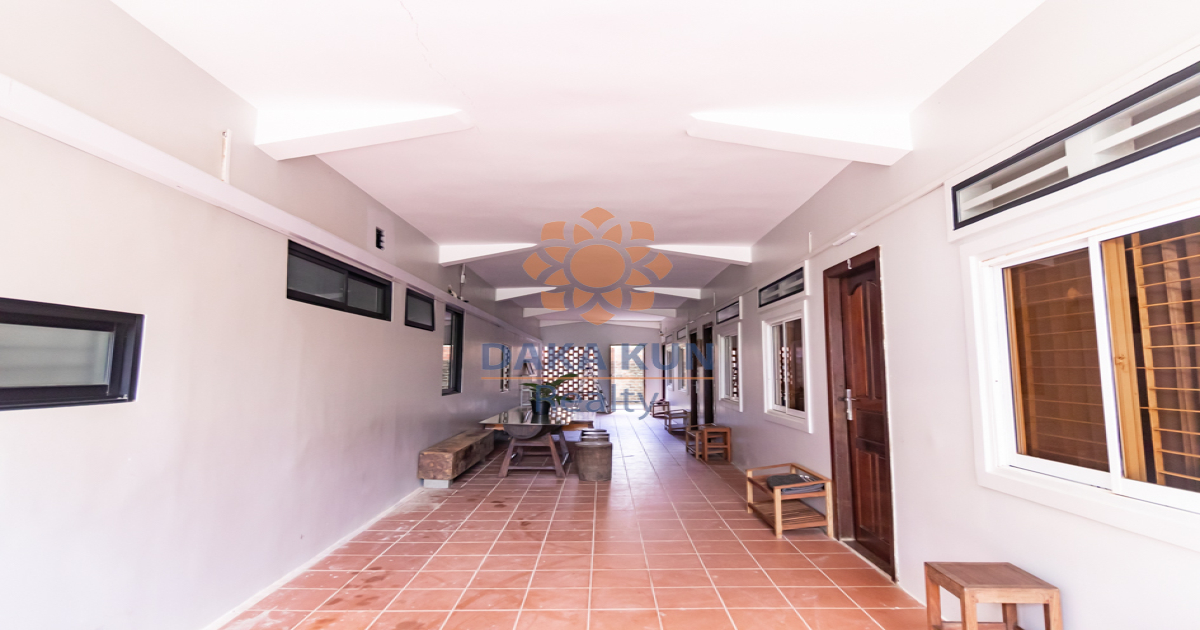 Studio Apartment (Twin Bed) for Rent in Siem Reap City-Svay Dangkum