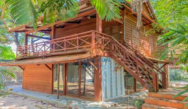 Wooden House for Rent in Sala Kamreuk, Siem Reap city