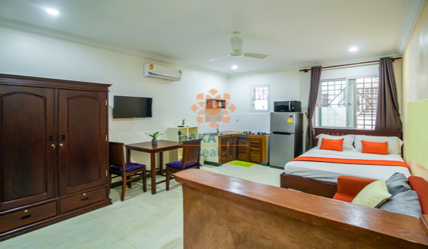 Studio Apartment for Rent in Krong Siem Reap-Sala Kamreuk