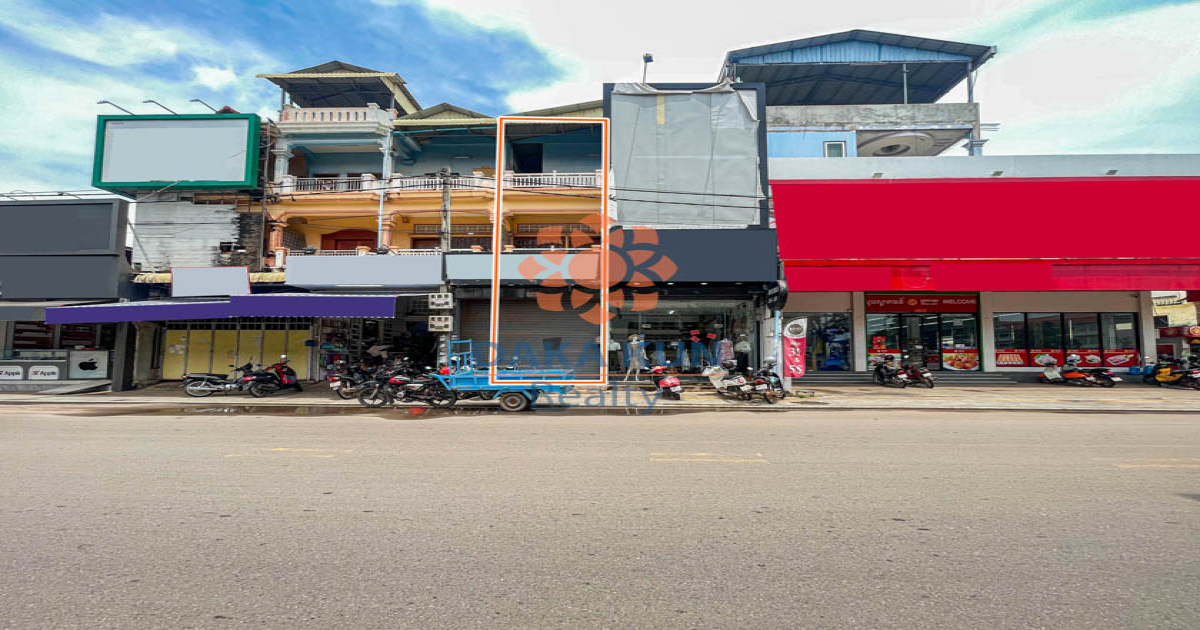 Commercial House for Rent In Front of Angkor High School