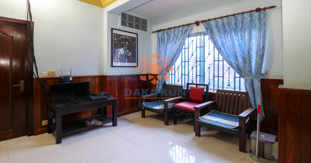 5 Bedrooms House for Rent near Siem Reap River, Siem Reap City