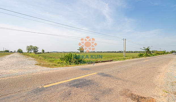 Land for Sale in Siem Reap-on Main Road 30m