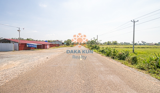 Land for Sale in Siem Reap-on Main Road 30m