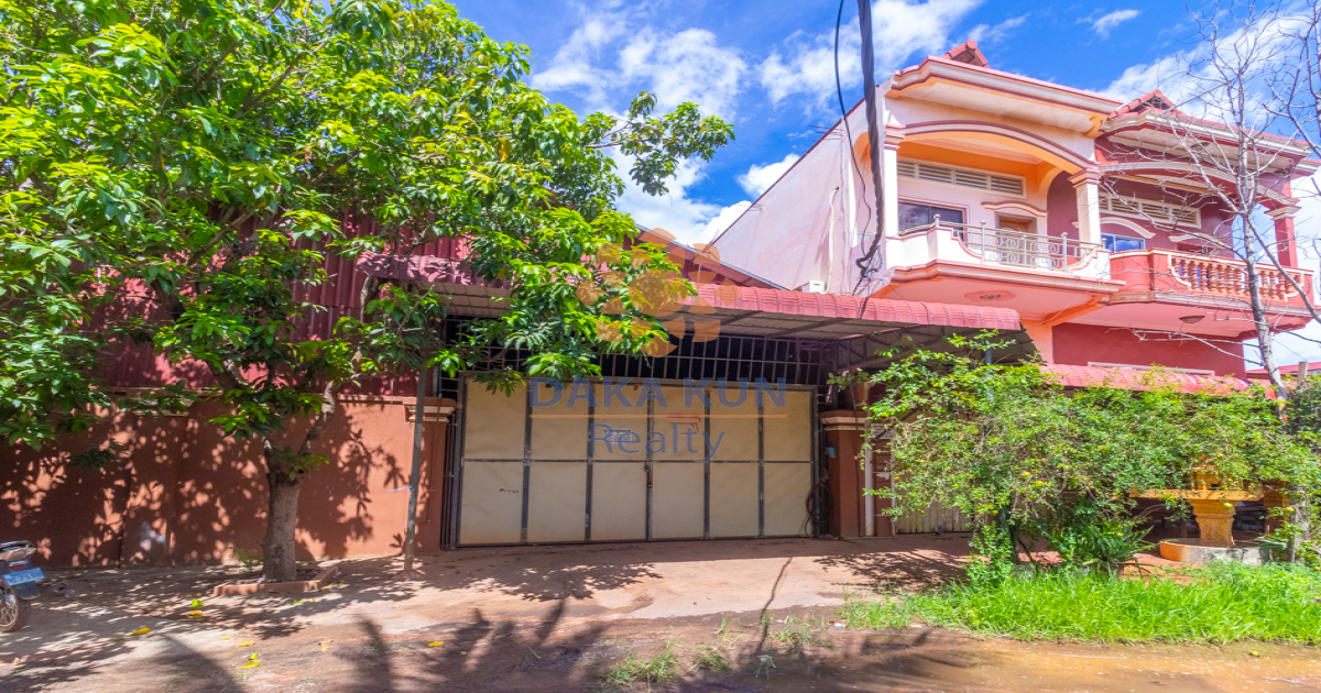 House and Warehouse for Sale In Siem Reap City