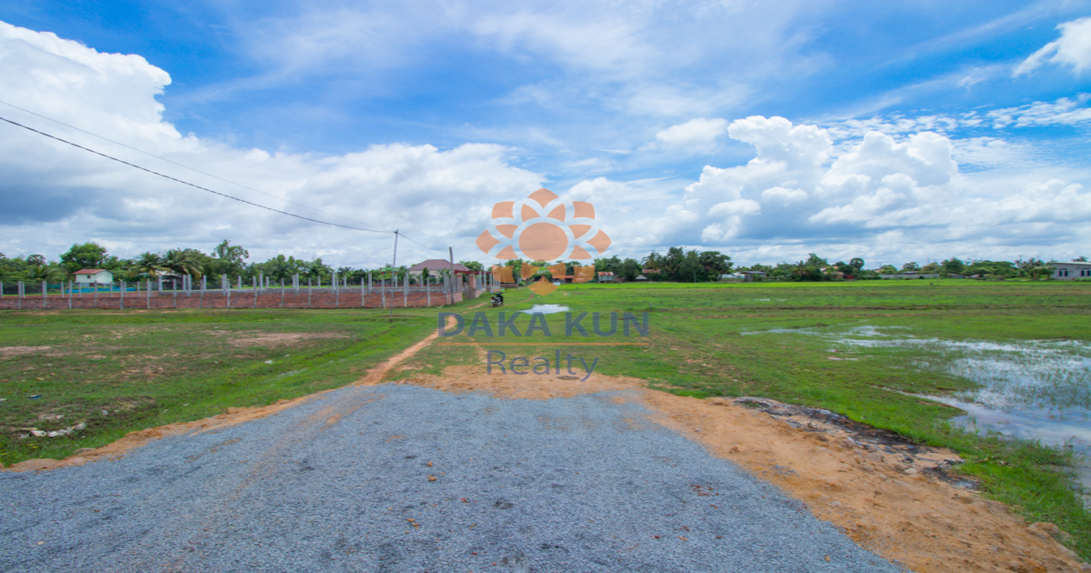 Urgent Land for Sale in​ Siem Reap City-Sambuor