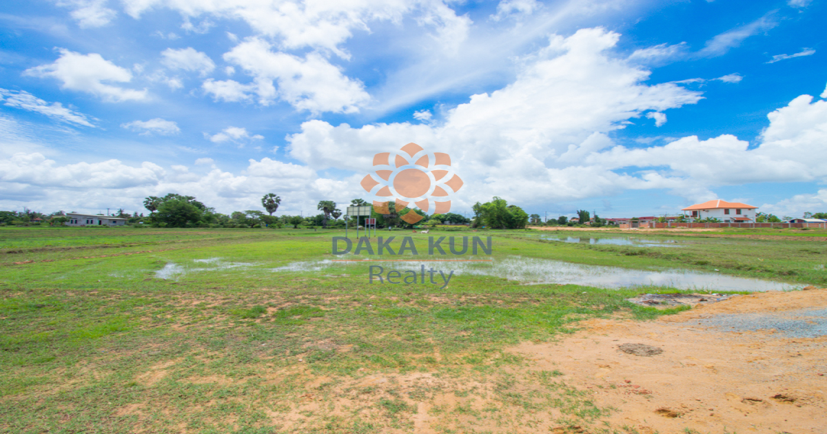 Urgent Land for Sale in​ Siem Reap City-Sambuor