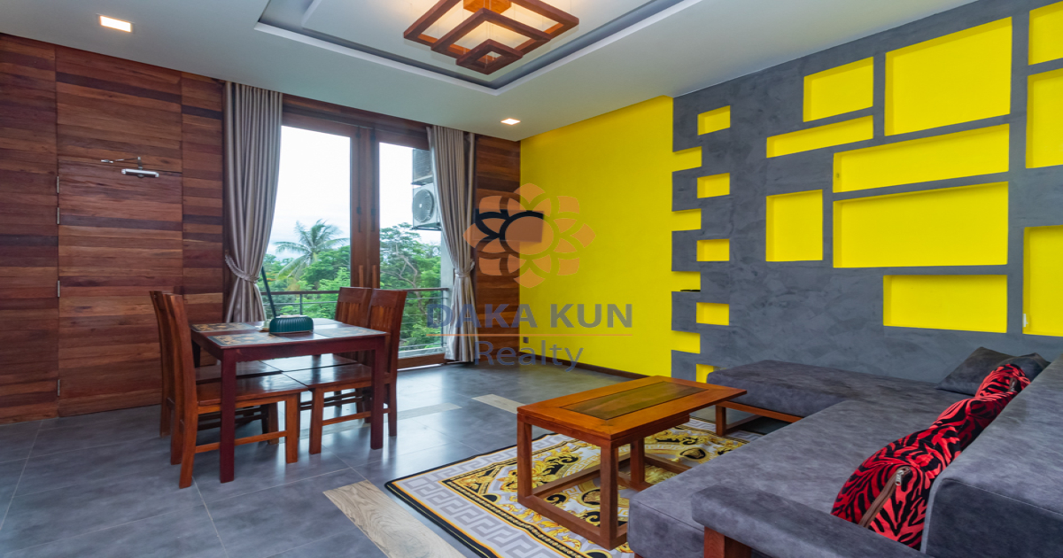 2 Bedrooms Apartment with Swimming Pool for Rent in Siem Reap City-Kok Chak