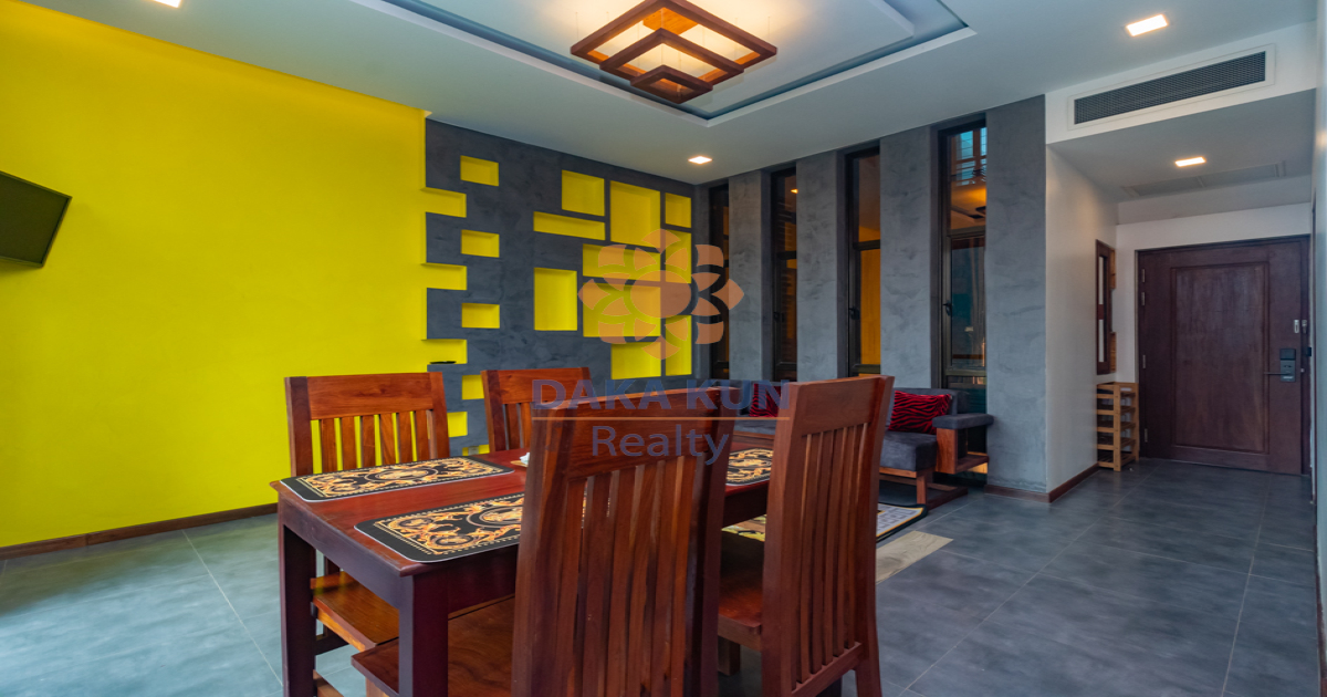 2 Bedrooms Apartment with Swimming Pool for Rent in Siem Reap City-Kok Chak