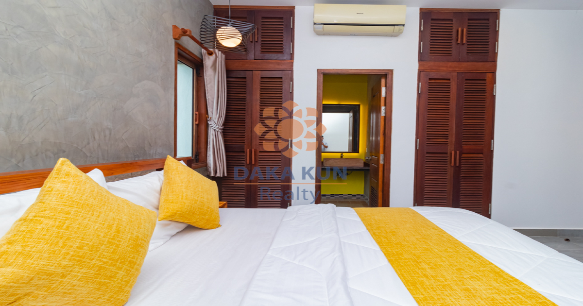 2 Bedrooms Apartment with Swimming Pool for Rent in Siem Reap City-Kok Chak