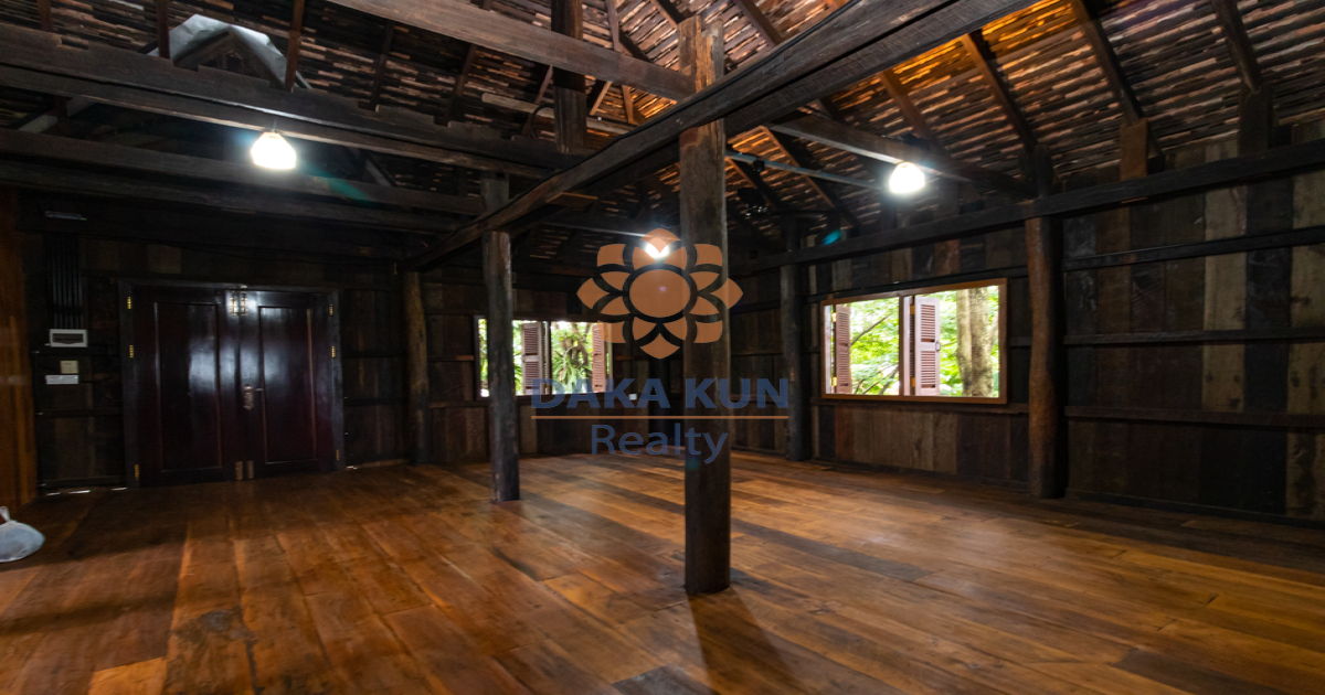 Wooden House for Sale in Siem Reap City-Knar