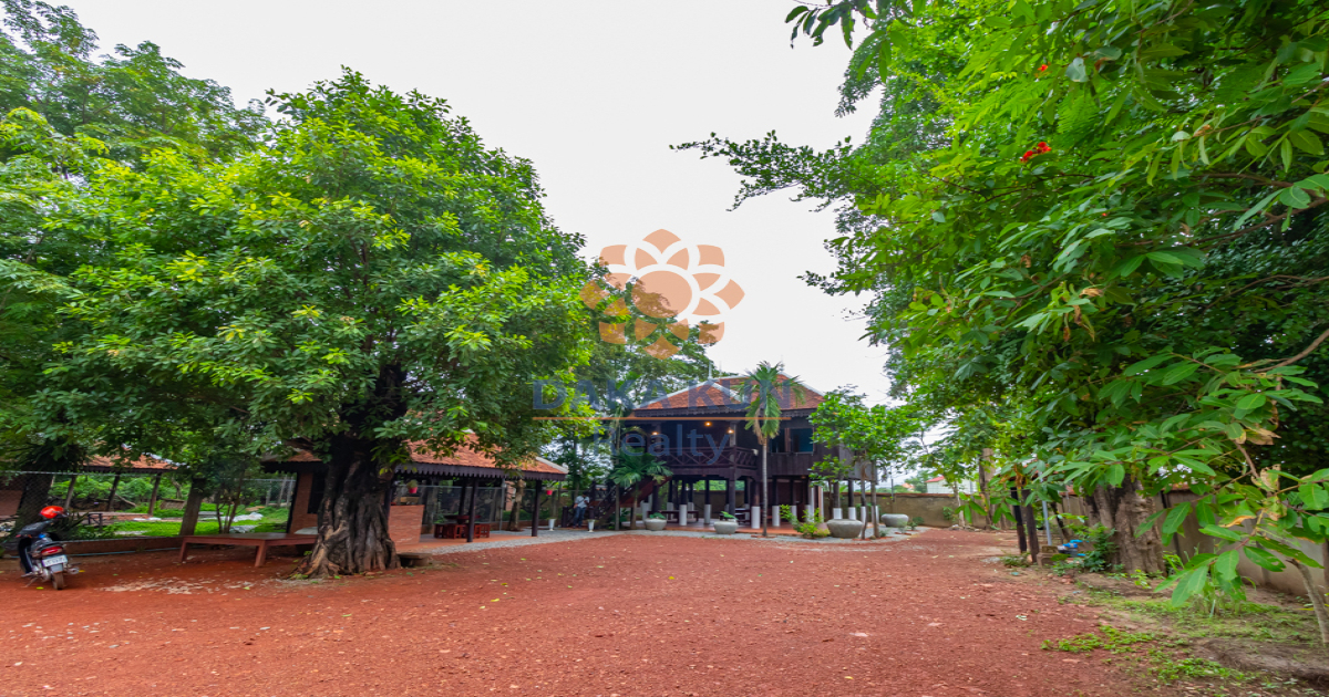 Wooden House for Sale in Siem Reap City-Knar