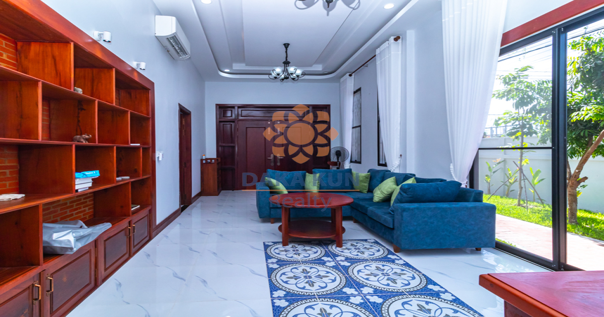 4 Bedrooms House For Rent in Siem Reap City-Sala Kamreuk