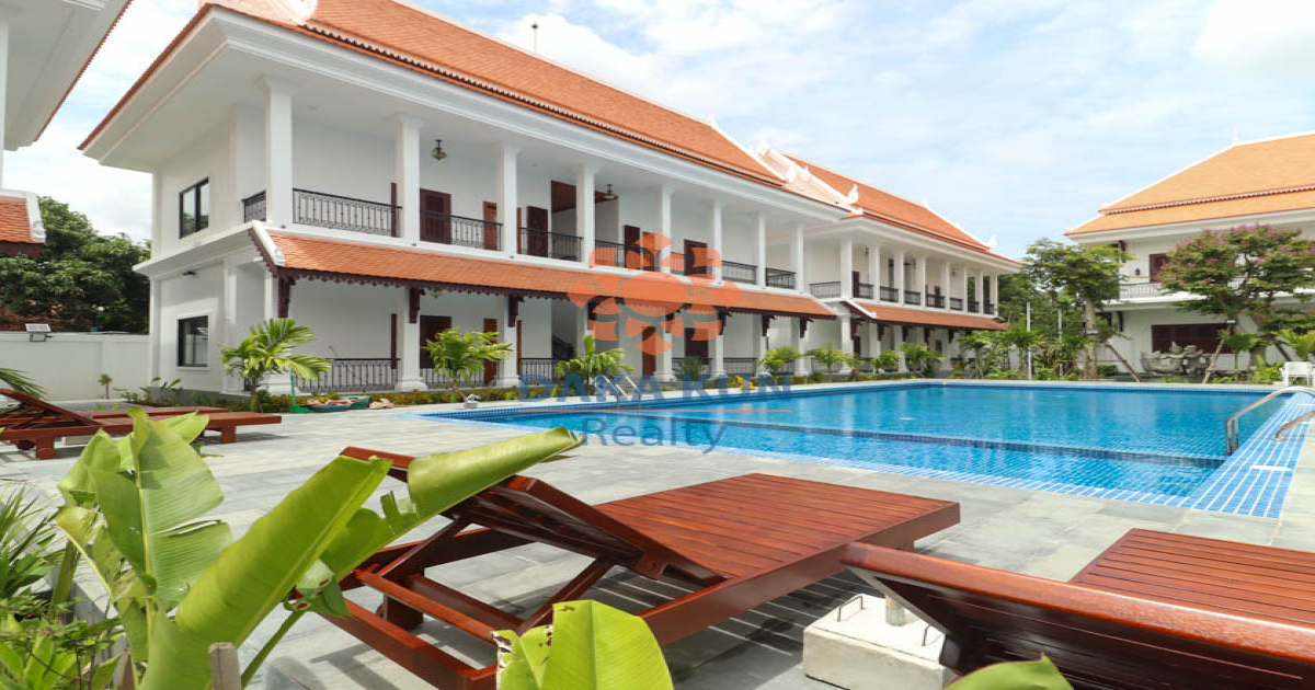 5-Villa Complex with Swimming Pool for Rent in Siem Reap City