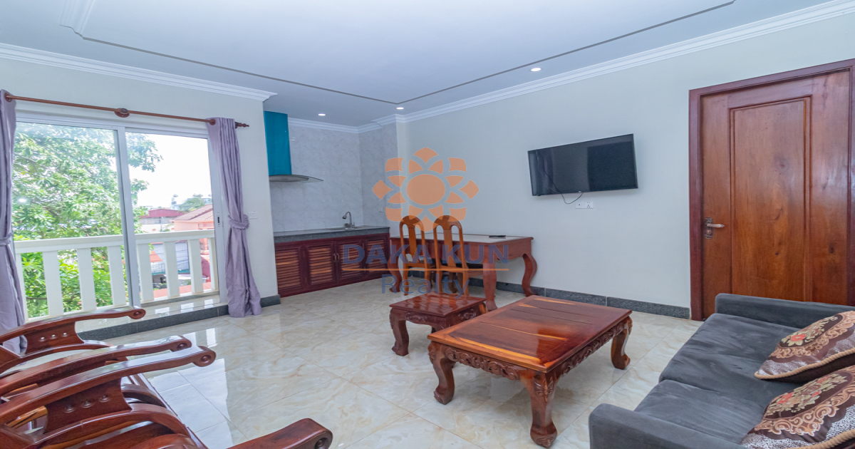 1 Bedroom Apartment with Twin Beds  for Rent in Siem Reap City-Svay Dangkum