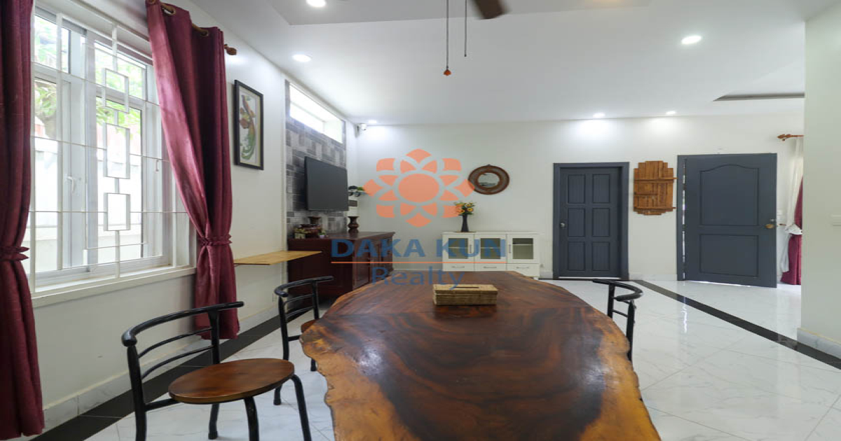 3-Bedroom House for Rent in Siem Reap City, near Bakheng Rd