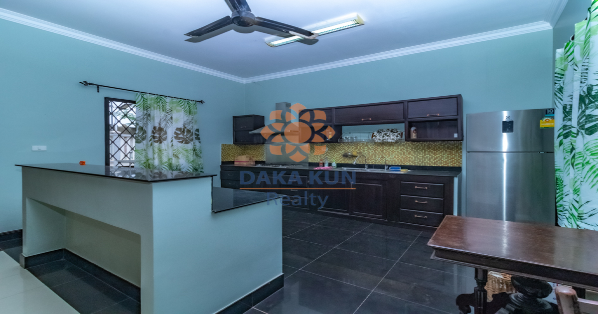 4 Bedrooms House for Rent in Siem Reap City, Svay Dangkum