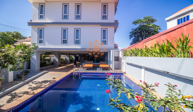 2 Bedrooms Apartment for Rent with Pool in Krong Siem Reap-Svay Dangkum