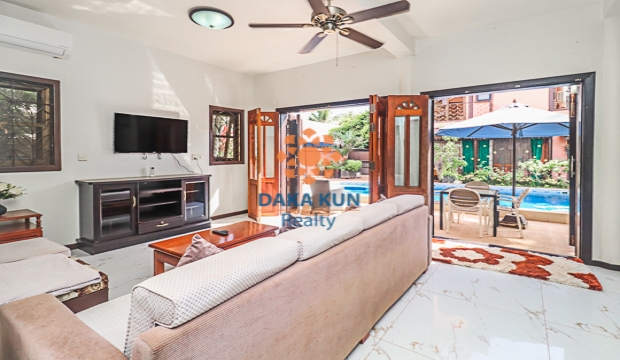 3 Bedrooms House for Rent with pool in Siem Reap-Svay Dangkum