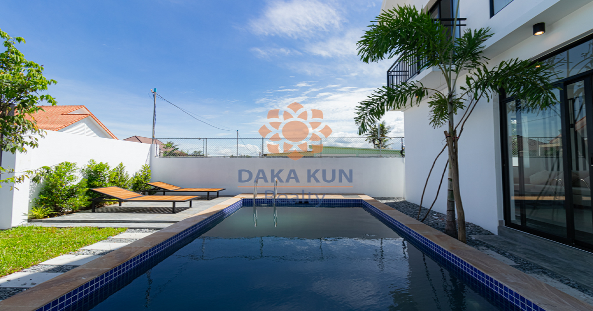 2 Bedrooms Villa with Swimming Pool for Rent in Siem Reap City