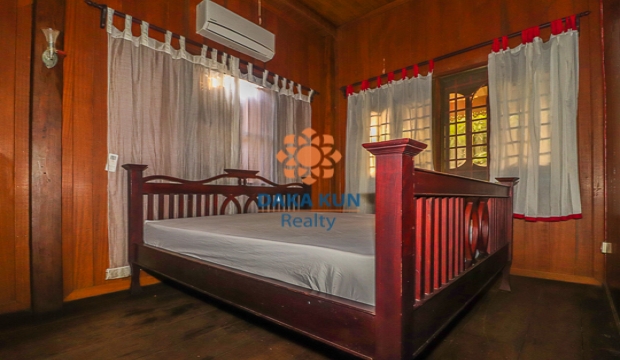 2 Bedrooms Wooden House for Rent in Siem Reap-Sla Kram