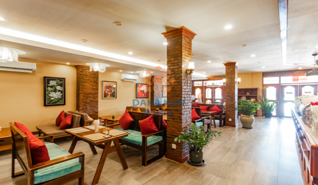 Restaurant for Rent in Krong Siem Reap-National Road 06