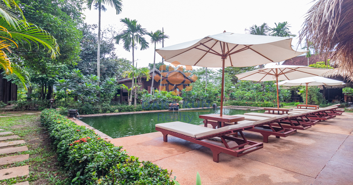 1 Bedroom House for Rent With Shared Swimming Pool in Seim Reap