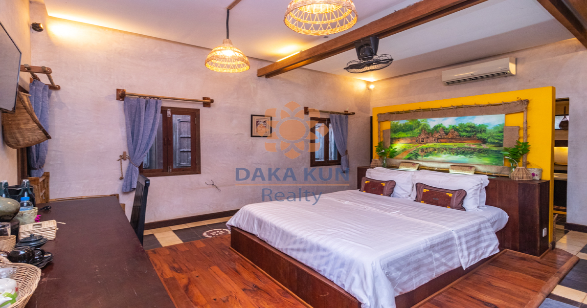1 Bedroom House for Rent With Shared Swimming Pool in Seim Reap