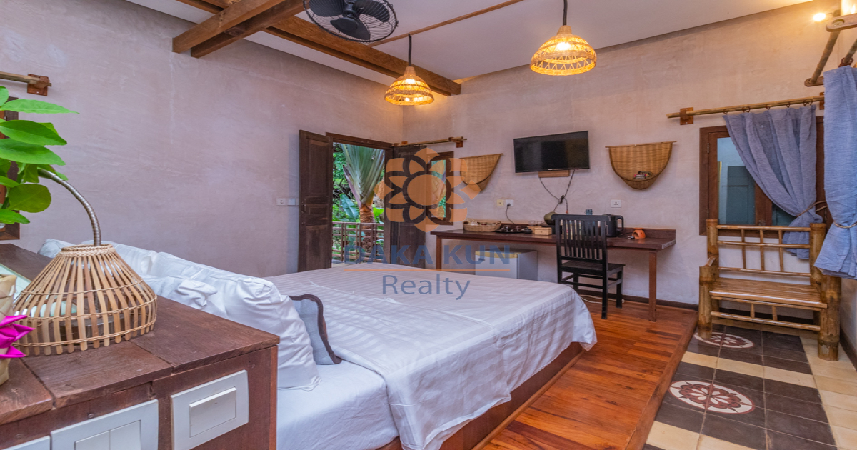 1 Bedroom House for Rent With Shared Swimming Pool in Seim Reap