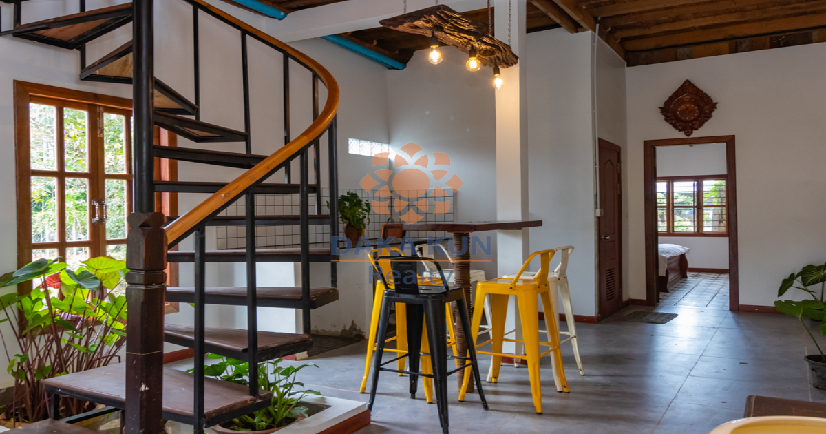 Wooden House for Sale in Siem Reap City near Makro