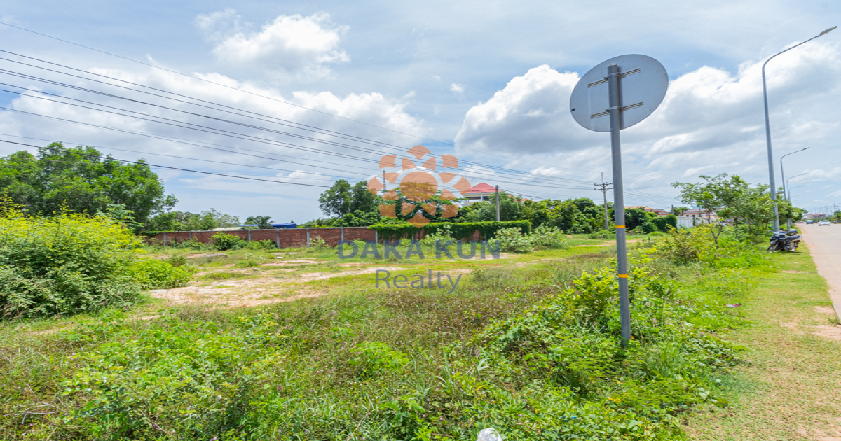 Land for Sale on Main Road in Siem Reap​ City-Sala Kamreuk