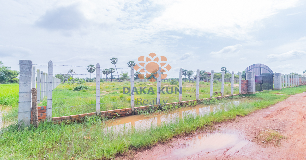 Land for Sale in Siem Reap City-Chreav