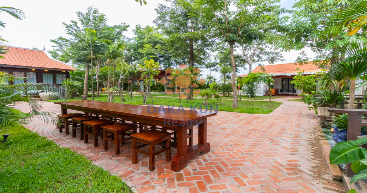 4 Bedrooms House for Rent In Siem Reap City-Svay Dangkum