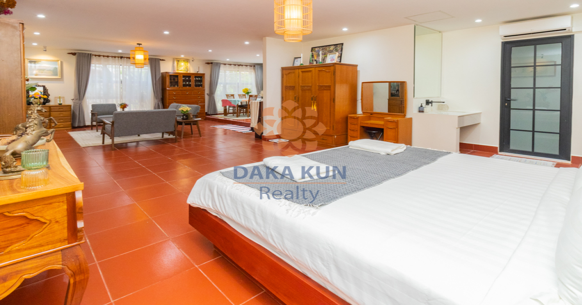 4 Bedrooms House for Rent In Siem Reap City-Svay Dangkum