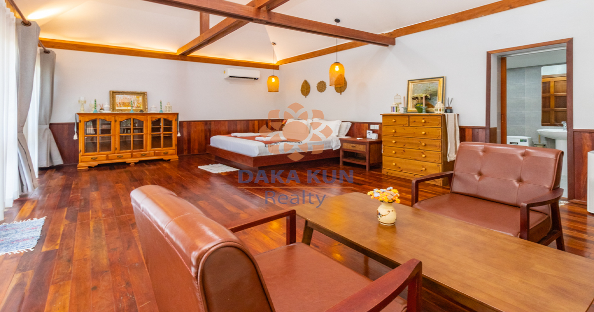4 Bedrooms House for Rent In Siem Reap City-Svay Dangkum