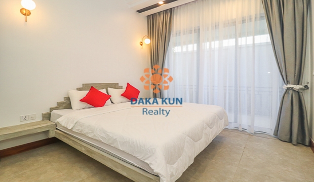 1 Bedroom Apartment for Rent with Pool in Siem Reap-Sla Kram