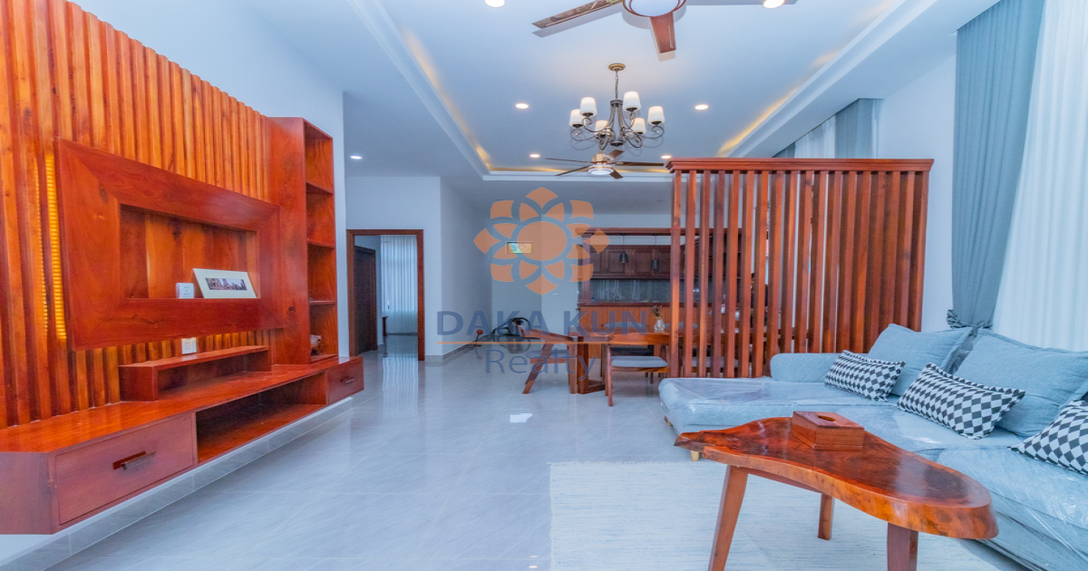3 Bedrooms House for Rent with Garden in Siem Reap City