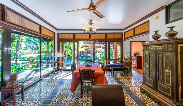 Residential Wooden Villas for Rent with Pool in Krong Siem Reap-Riverside