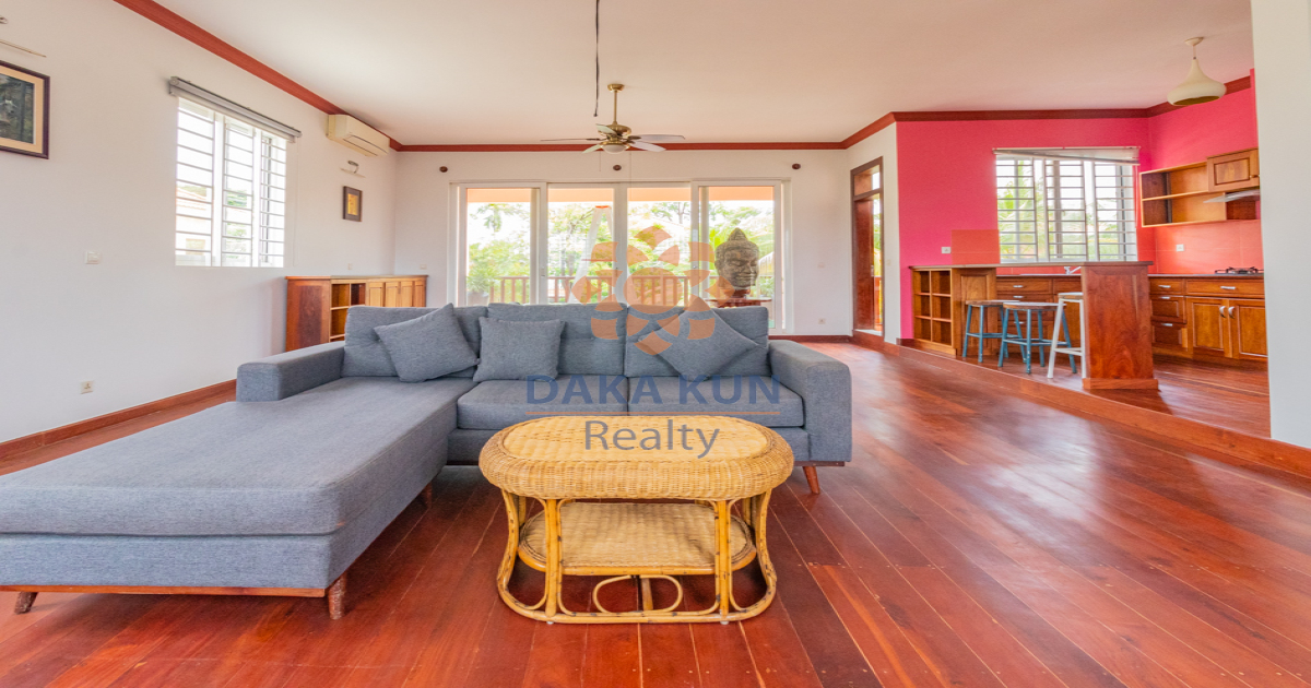 2 Bedroom Apartment with Pool for Rent in Siem Reap-Svay Dangkum