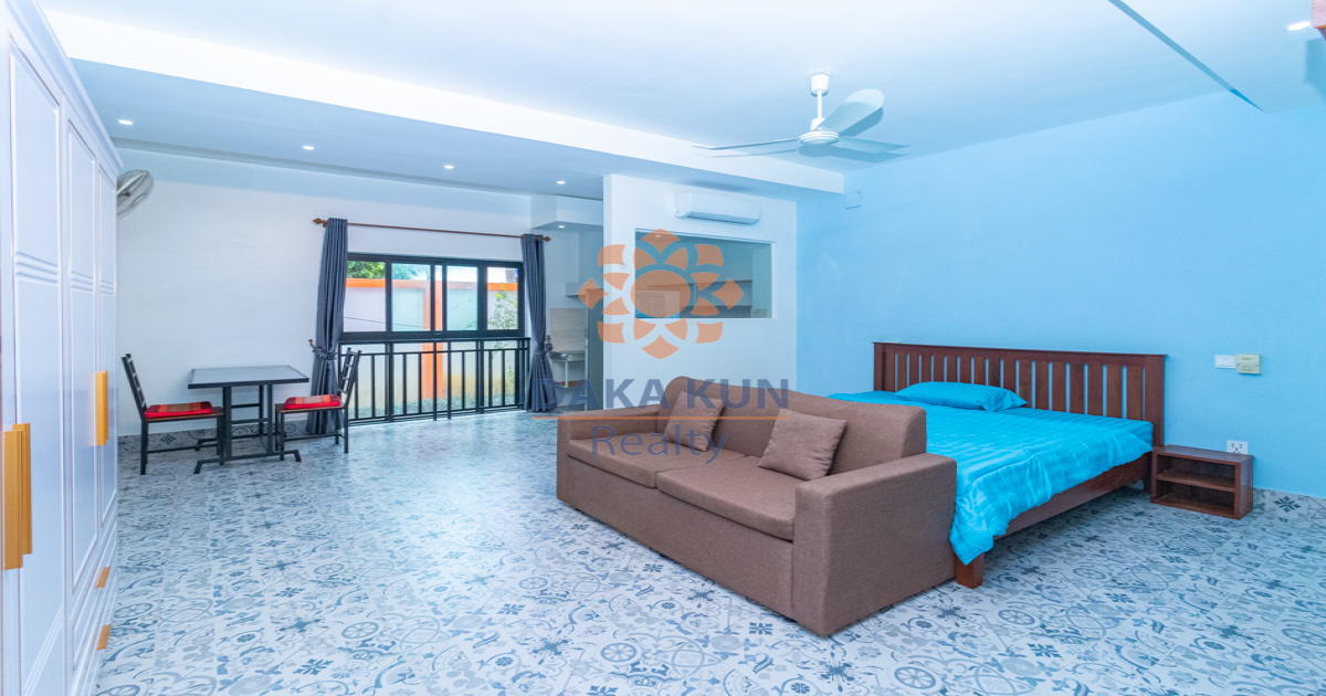 Studio Apartment for Rent in Siem Reap City-Svay Dangkum