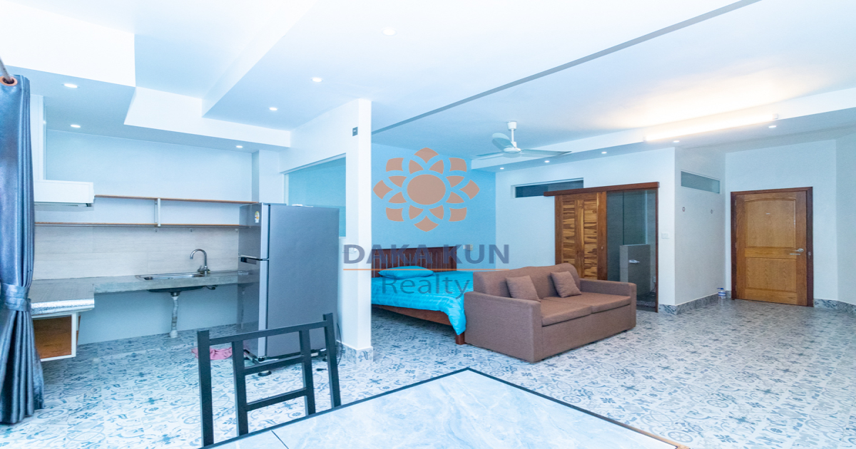 Studio Apartment for Rent in Siem Reap City-Svay Dangkum
