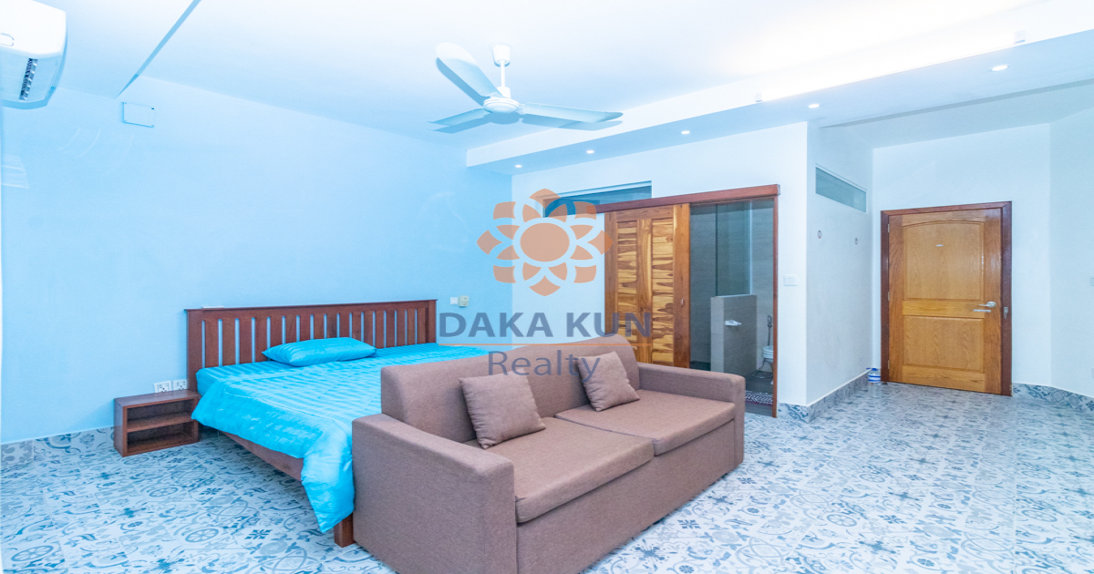 Studio Apartment for Rent in Siem Reap City-Svay Dangkum