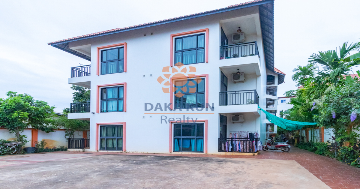 Studio Apartment for Rent in Siem Reap City-Svay Dangkum