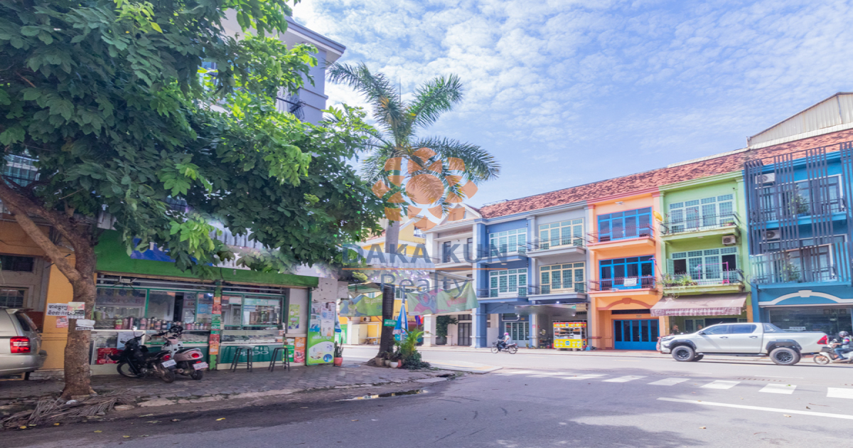 Shophouse for Sale in Siem Reap City, near Road 30m