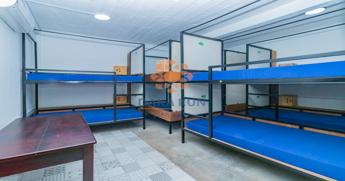 Hostel for Rent in Commercial Area on Soksan Road - Siem Reap City
